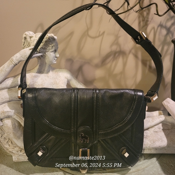 L.A.M.B. Gwen Stefani Lotus Leather Shoulder Bag Designer Handbag Celebrity #20 - Picture 7 of 17